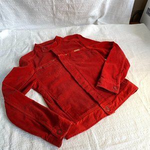 M-ONE-11 International brand red corduroy jacket